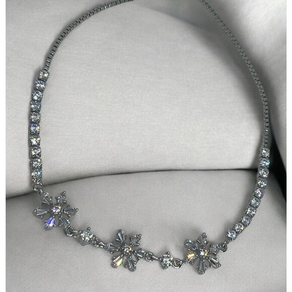 Silver Plated Bolo Bracelet Snowflake Holiday Fashion Style Elegant Trendy NEW - Picture 8 of 16